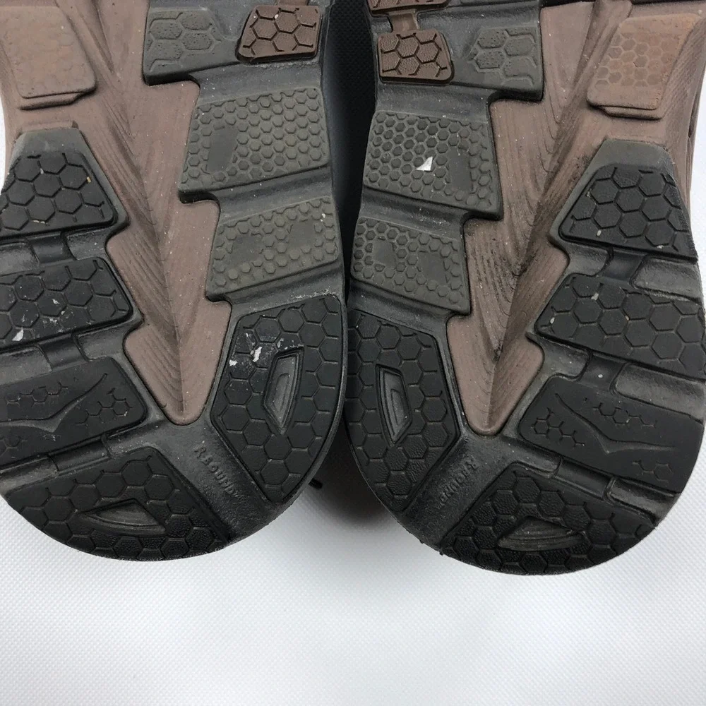 Hoka One Gaviota LTR Brown Leather Walking Shoes Mens 11.5 1019574 DSBC
